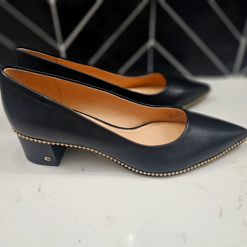 Coach Willa Leather Pumps in Black